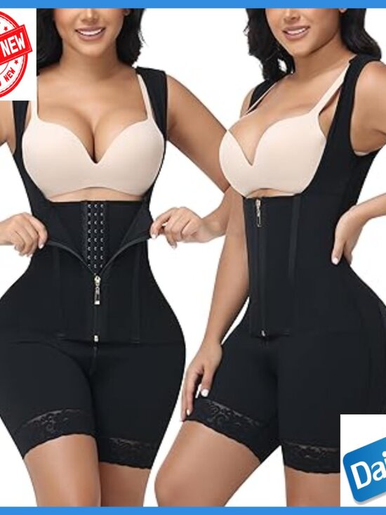 Other - Full Body Shapewear Bodysuit Tummy Control Zipper Hooks 3XL